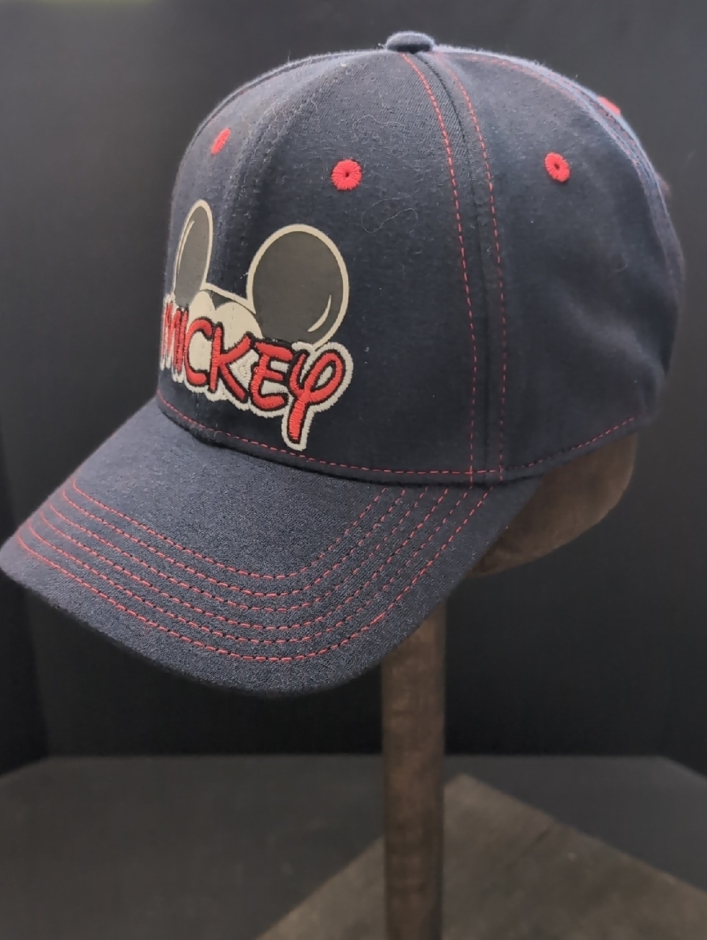 Disney Mickey Mouse Blue/Red Adult Ball Cap .